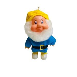 Vintage Snow White Happy Dwarves Holiday Ornament 4"